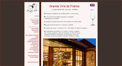 Desktop Screenshot of grands-vins-de-france.eu